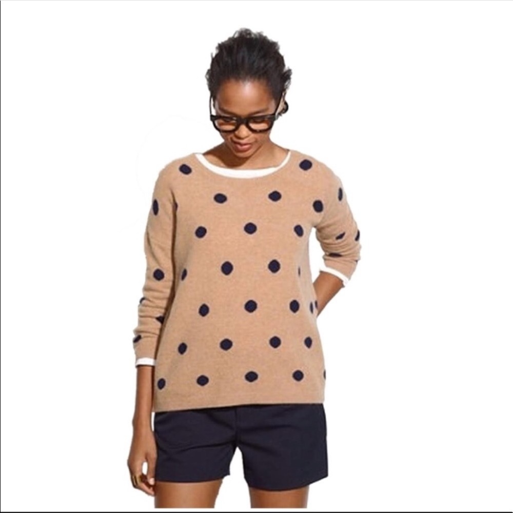 Madewell Polka Dot Sweater
